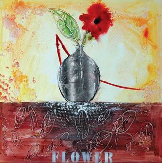 Colorful Flowers oil painting